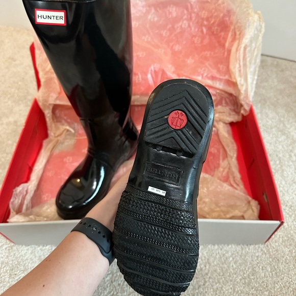 Hunter Original Tall Gloss Rain Boots - Picture 4 of 7